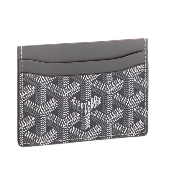 Goyard Card Holder GREY New - Picture 1 of 6